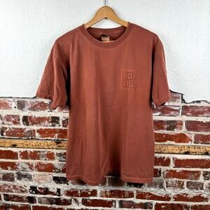 Vintage Red Dirt Shirt Size Large Red Orange Short Sleeve Hawaii Original Travel